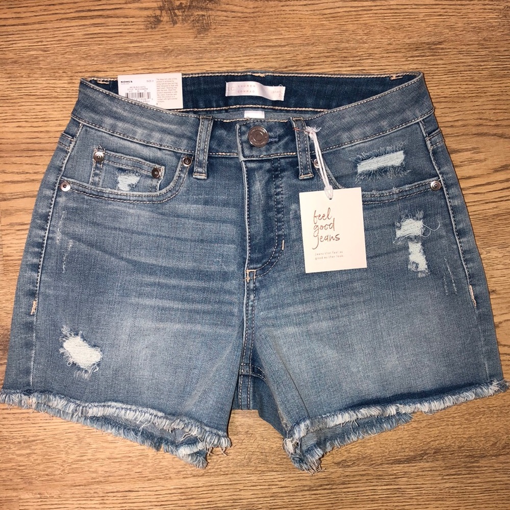 Brand New Lauren Conrad High rise shorts size 2